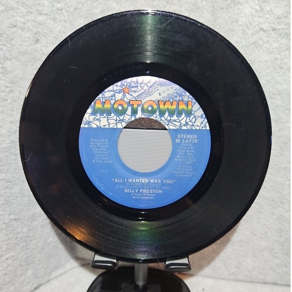 Billy Preston Syreeta With‎ You Im Born Again Motown 45 RPM Vinyl Record M 1477F